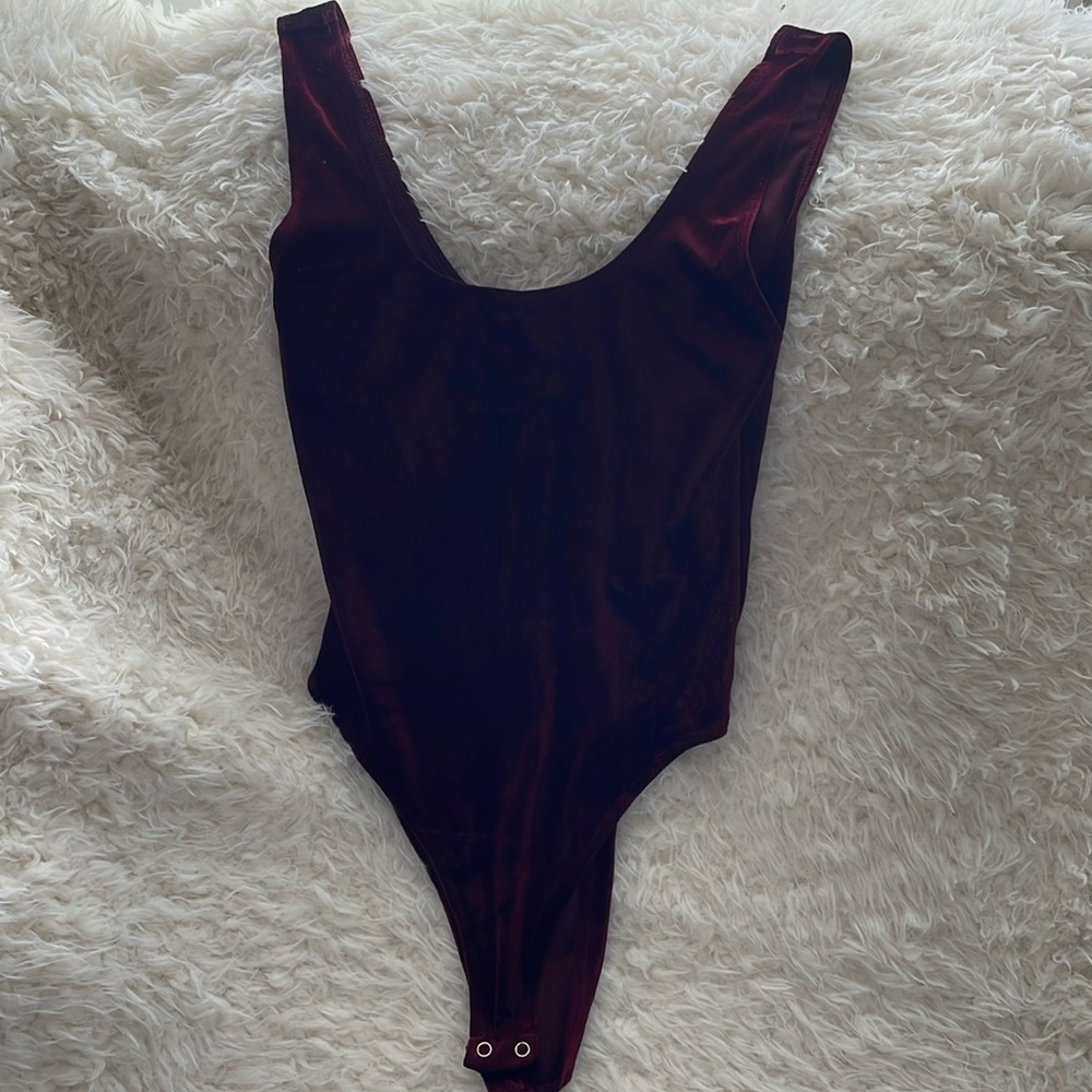 Forever 21 velvet bodysuit